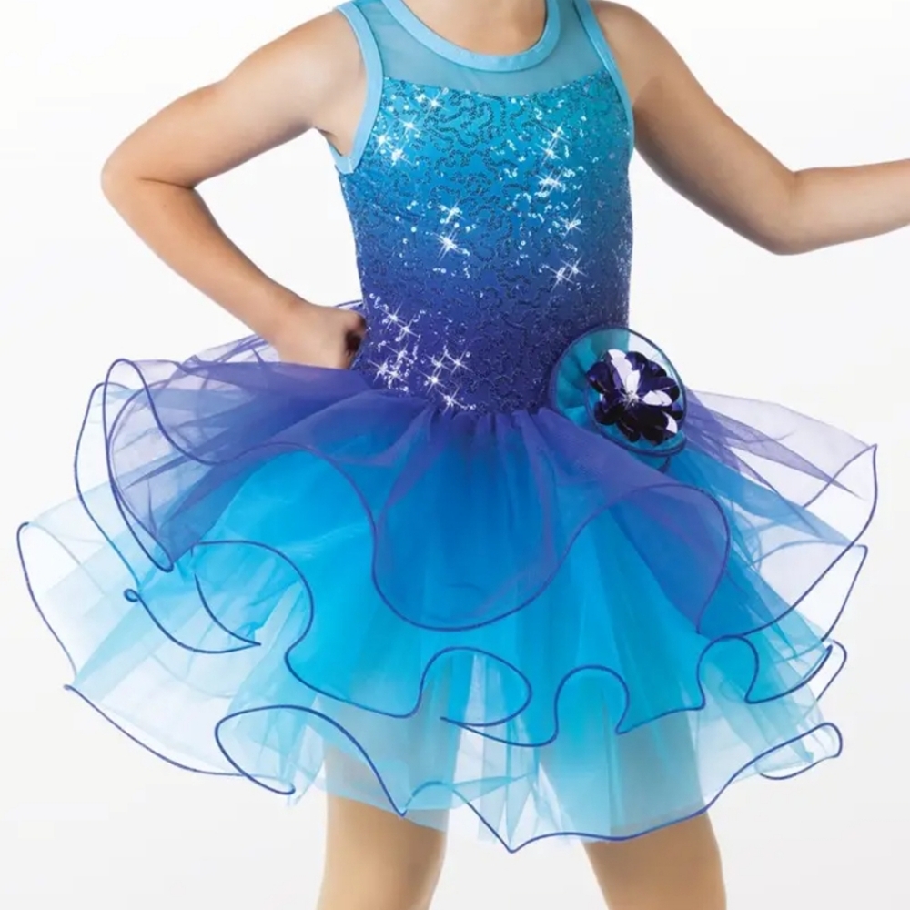 Weissman blue Dance Costume